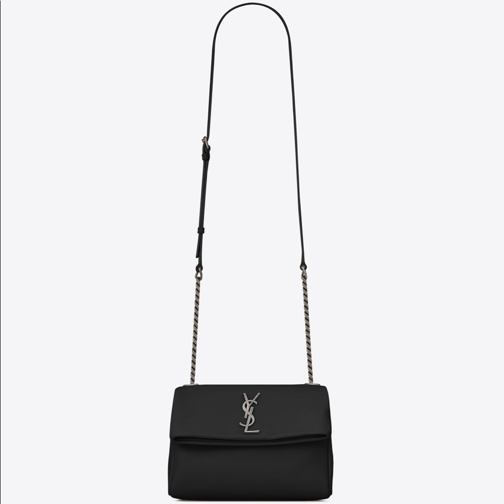 Saint Laurent Small West Hollywood Leather Bag